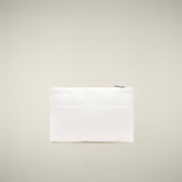 Pouch trapuntata Cocos bianco panna | Save The Duck