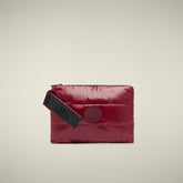 Pochette matelassée Cocos bordeaux | Save The Duck