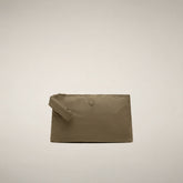 Unisex-Pouch Remy in Khaki Brown | Save The Duck