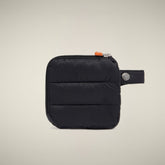 Portafoglio imbottito da polso Bo nero - FW26 Man | Save The Duck