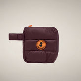 Portafoglio imbottito da polso Bo bordeaux nero - FW26 Man | Save The Duck