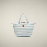 Borsa trapuntata Caron azzurro ghiaccio | Save The Duck