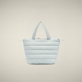 Borsa trapuntata Caron azzurro ghiaccio | Save The Duck