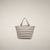 Borsa trapuntata Caron beige chiaro | Save The Duck