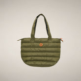 Gepolsterte Shopper-Bag Caron in Olivgrün - Produkte | Save The Duck