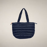 Gepolsterte Shopper-Bag Caron in Blau-Schwarz - Produkte | Save The Duck