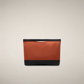 Unisex bag Giah in Siena Red and Black | Save The Duck