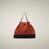 Unisex bag Giah in Siena Red and Black | Save The Duck
