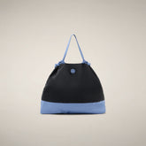 Unisex-Tasche Giah in Schwarz und Kornblumenblau | Save The Duck