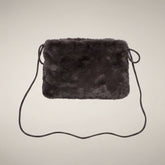 Bucket-Bag in Felloptik Loly in Braun-Schwarz - Produkte | Save The Duck