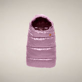 Unisex baby sleeping bag Kay in wild orchid - Baby | Save The Duck