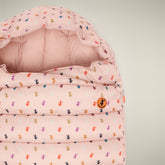 Unisex-Baby-Schlafsack Buz in Pink with Ducks Print | Save The Duck