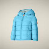 Unisex-Baby-Steppjacke Wally in Bay Blue | Save The Duck