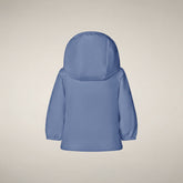 Giacca a vento neonato unisex Coco blu fiordaliso | Save The Duck