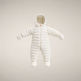 Unisex Baby Padded Overall Storm in Off White - Baby | Save The Duck