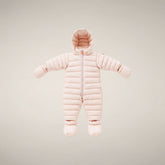 Unisex Baby Padded Overall Storm in Whisper Pink - Baby | Save The Duck