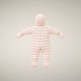 Unisex Baby Padded Overall Storm in Whisper Pink - Baby | Save The Duck
