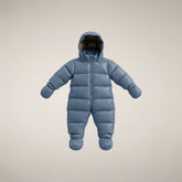 Baby-Steppoverall Shell in Delfinblau | Save The Duck