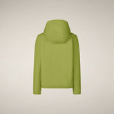 Kinderjacke Jules mit Kapuze in Zitrongrün | Save The Duck