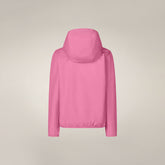 Unisex Kids Hooded Jacket Jules in Aurora Pink | Save The Duck