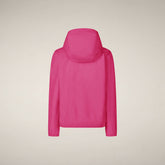 Unisex Kids Hooded Jacket Jules in Fuchsia Pink | Save The Duck