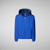 Veste à capuche unisexe nolen en cyber bleu | Save The Duck