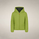 Piumino bambino Huey verde lime | Save The Duck