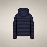 Boys' Puffer jacket Huey in Navy Blue | Save The Duck