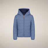 Piumino bambino Huey blu fiordaliso | Save The Duck