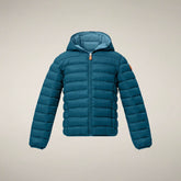 Jungen-Steppjacke Dony in Horizon Blue - FW26 Duck to school Kids | Save The Duck