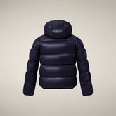 Jungen-Steppjacke Artie in Blau-Schwarz | Save The Duck