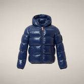 Boys' Puffer Jacket Artie in Ink Blue - FW26 Boy | Save The Duck