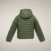 Jungen-Steppjacke Finnegan in Thymiangrün - FW26 Duck to school Kids | Save The Duck