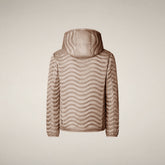 Piumino bambina Xanty beige crema | Save The Duck