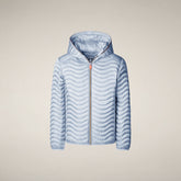 Piumino bambina Xanty azzurro alba | Save The Duck