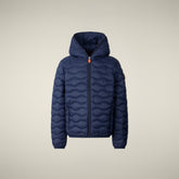 Piumino bambino animal-free Baz blu navy | Save The Duck