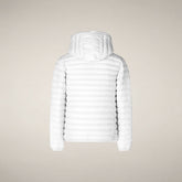 Doudoune Ana blanche pour fille | Save The Duck