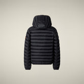 Doudoune pour fille animal-free Iris noir pour fille | Save The Duck