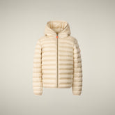 Mädchen-Steppjacke Iris in Shore Beige | Save The Duck