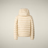 Mädchen-Steppjacke Iris in Shore Beige | Save The Duck