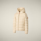 Mädchen-Steppjacke Iris in Shore Beige | Save The Duck