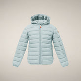 Piumino bambina Iris azzurro ghiaccio | Save The Duck