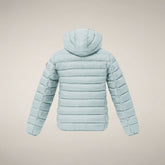 Piumino bambina Iris azzurro ghiaccio | Save The Duck