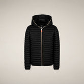 Doudoune à capuche Rosy noire pour fille | Save The Duck