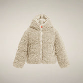 Piumino bambina Kenda beige sabbia - FW26 Girl | Save The Duck