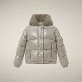 Bomber bambina Ulla beige rainy - Collezione Bambina | Save The Duck