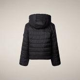 Girls' Reversible Faux Fur Jacket Chloe in Black | Save The Duck