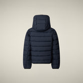 Veste réversible pour garçon animal free Oliver vert foncé pour garçon | Save The Duck