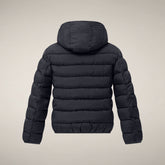 Giacca reversibile bambino Oliver verde scuro | Save The Duck
