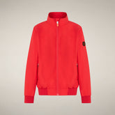 Giacca a vento bambino Zel rosso bandiera | Save The Duck